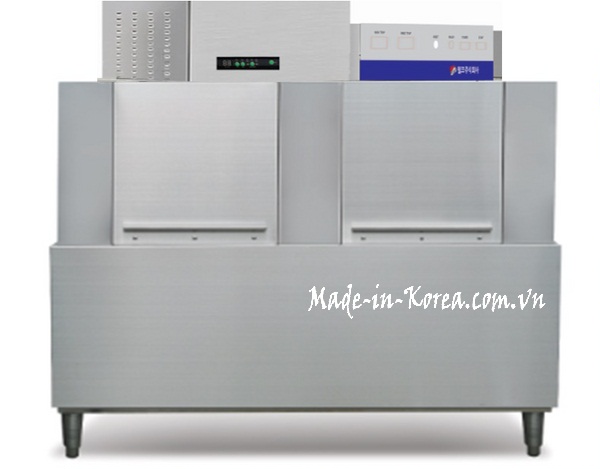 Giá bán Máy rửa bát công nghiệp băng truyền công suất 200 khay/giờ Model WD-R2